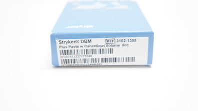 Stryker 3102-1308 DBM Plus Paste w/Cancellous Volume 8cc (x)